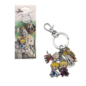 Fate Stay Night - Saber Gilgamesh & Emiya 1.5" Keychain 5 Pcs. Set NEW - Picture 1 of 3