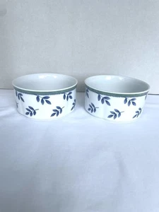 Villeroy & Boch Switch 3 Cordoba Soup Cereal Bowl Leaves 4 5/8" Set Of 2 - Picture 1 of 7