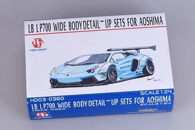 Hobby Design HD03 0360 124 LB LP700 Wide Body Kit Resina Incisione Metallo... - Immagine 1 di 4