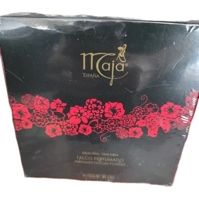 Polvo de talco perfumado Maja (150 g/5,3 oz) nuevo sellado como se muestra Foto 1 de 2
