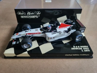 T.Sato BAR Honda 007 Minichamps 1:43 Formel 1 2005 Schumacher Vettel Senna  - Bild 1 von 4