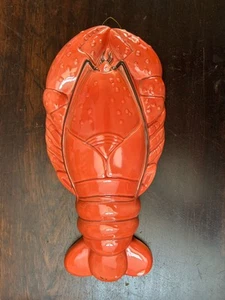 Ceramic Red Lobster Mold or Nautical Hanging Decor - Picture 1 of 4