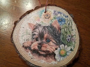 Decoupage Weihnachtsschmuck, Cairns Terrior - Bild 1 von 1