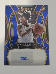 2023-24 Select Rookie Signatures #15 Brice Sensabaugh Auto Blue /49 Utah Jazz - Bild 1 von 8