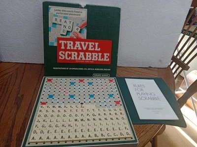 Vintage "Travel Scrabble" Game Spear’s Games 100% Complete - Image 1 of 4
