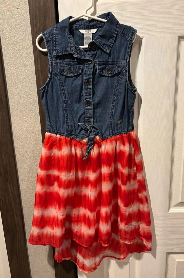 Vestido sin mangas Guess para niños y niñas talla 12 Foto 1 de 1