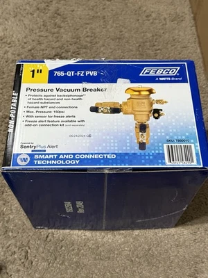 FEBCO Watts 1" Bronze Pressure Vacuum Breaker Valve 765-QT-FZ PVB, T950010 - Image 1 of 4