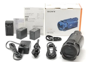 🎦[EXC+5 w/Box] Sony FDR-AX55 4K Handycam Camcorder Black From JAPAN - Picture 1 of 15