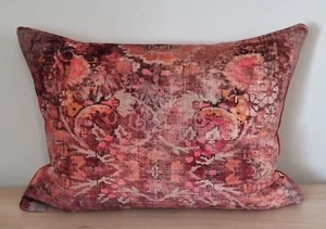 Linwood  Omega Prints Genie Terracotta & Omega Velvet Cushion Cover 32x45 cm - Picture 1 of 3