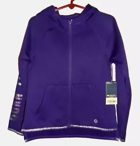 Sudadera con capucha Xersion púrpura BORN TO SHINE con cremallera frontal - talla XXS (4/5) nueva con etiquetas - Imagen 1 de 15