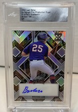 Brooks Lee 1/1 AUTO Prismatic Snakeskin 2022 Leaf Metal ENCASED Minnesota Twins