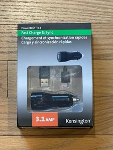 Kensington PowerBolt 3.1 Car charger for Iphone, Ipod - Picture 1 of 2