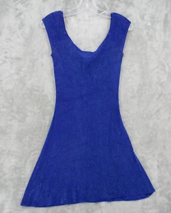 Vintage Jessica McClintock Gunne Sax Dress Juniors 5 Slinky Knit Mini 90s Y2K - Picture 1 of 10