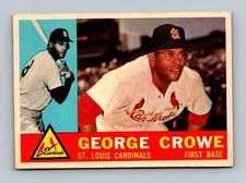 1960 Topps #419 George Crowe EX-EXMT St. Louis Cardinals Baseball Card
