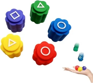 El Juego de Calamar GONGGI, Juego Dados Coreano 5 Dados Multicolor ENVIO 24H - Imagen 1 de 6