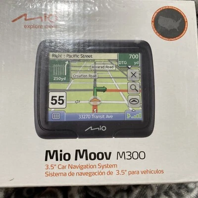 Mio Moov M300 Automotive Navigation System 3.5” New In Box (sealed) - Image 1 of 4