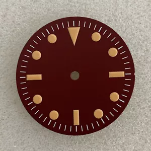 28,5 mm esfera tinto vino sin masa luminosa para NH35/ETA2836/Japón 8215/2813 - Imagen 1 de 5