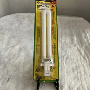 GE Lighting 14583 Energy Smart® Plug-In Biax GX23 T4 CFL Bulb, 13W, Soft White - Picture 1 of 2