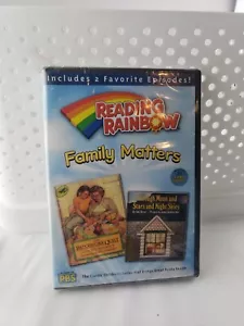 Reading Rainbow Family Matters (DVD, 2006) New Sealed - Foto 1 di 5