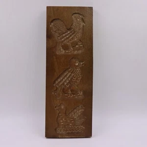 Vintage Spekulatiusbrett / Spekulatiusform mit Vögeln #Deko Wanddeko - Bild 1 von 6