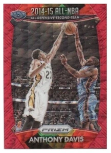 2015-16 Panini Prizm Prizms Ruby Wave #395 Anthony Davis ANBA 174/350 - Imagen 1 de 1