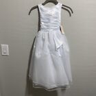 Chic Baby Flower Firl Dress Style 0303 Satin Tulle Sleeveless Dress Size 4
