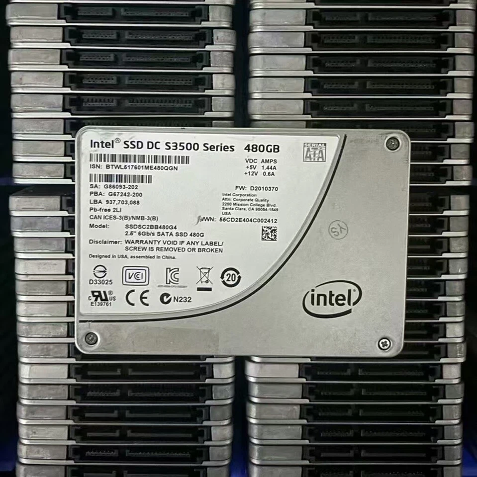 480GB SSD INTEL MAPS VDC S3500 Series Solid State Drive SSDSC2BB480G4 6Gb/s - Image 1 of 1