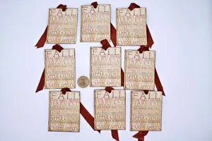 9~primitivo~caso~autunno~metropolitana~parola art~cartoncino lino~regalo~appendi~etichetta - Foto 1 di 1
