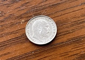 Great Britain 1 Penny 1904 Silver Edward VII Maundy Coin..TM905 - Picture 1 of 5