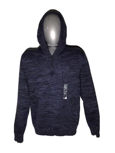 Sweat à capuche homme American Rag bleu nuit pochette poche XL neuf - Photo 1/8