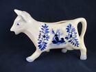 Vintage Delft Blue and White Cow Creamer