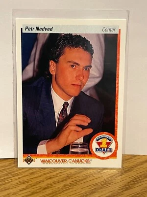 1990-91 Upper Deck Vancouver Canucks Number 1 Draft Petr Nedved #353 - Image 1 of 2