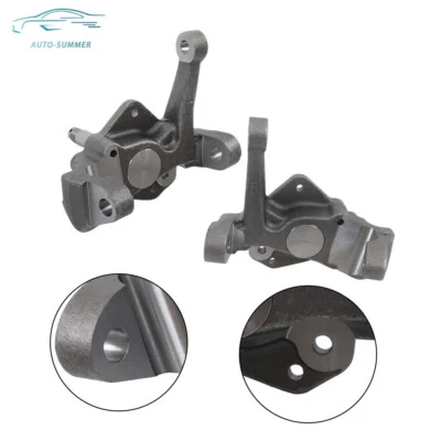 2× Forged Steel 1-Piece 2" Drop Spindles For 1974-1978 Ford Mustang II Pinto - Image 1 of 4