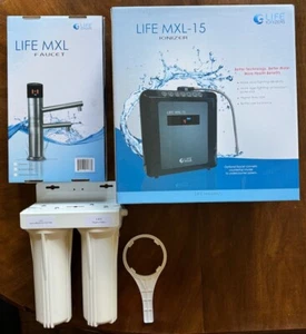 NEW Life Ionizers MXL-15 UnderCounter Water System, Hydrogen-Rich Alkaline Water - Picture 1 of 8