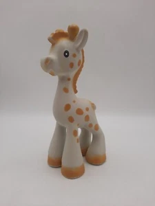 Nuby Jackie the Giraffe Natural Rubber Squeaker Teether Baby Teething Toy - Picture 1 of 7