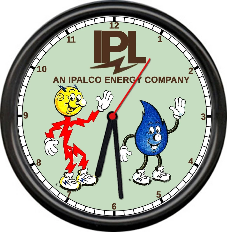Reddy Kilowatt IPL Indiana Power & Electric Light Lineman Electric Wall Clock - Image 1 of 1