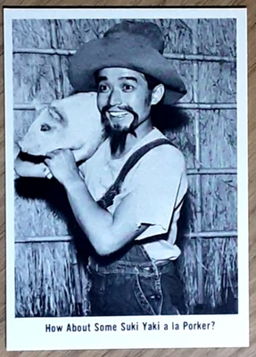 1965 FLEER MC HALES NAVY CARD 37 HOW ABOUT SOME SUKI YAKI A LA PORKER ?. - Image 1 of 3