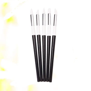 5 piezas cepillos de uñas para herramienta de impresión de arte de puntos - Imagen 1 de 11