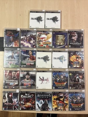 LOT JAPAN IMPORT SONY PS3/PS4 GAMES-FINAL FANTASY,DMC,DRAGON QUEST-GOOD TITLES! - Image 1 of 4