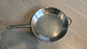 Belgique 11" Edelstahl Bratpfanne Made In Belgium Vintage; EUC - Bild 1 von 5