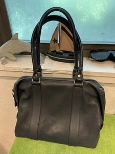 Vintage Coach 6723 Satchel Black Leather Handbag Purse 11” X 9” - Picture 1 of 8