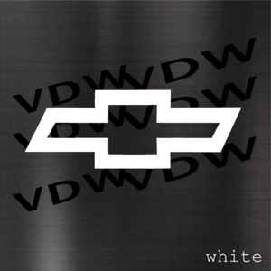 x 2 Chevy Bowtie Decal Chevy Bowtie Sticker - Chevrolet Bowtie Decal Sticker 3" - Picture 1 of 26