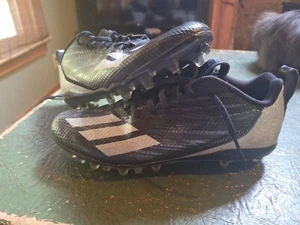 adidas adizero football cleats size 8,Adidas Adizero Black And Sliver Glitter  - Picture 1 of 11