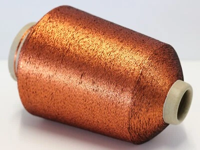 R04 (48€/kg) 450g LUREX METALLGARN KUPFER (83) Glitzergarn Effektgarn Glanzgarn - Bild 1 von 3