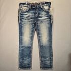 Rock Revival Gus Straight Denim Jeans Size 40x31 Blue New