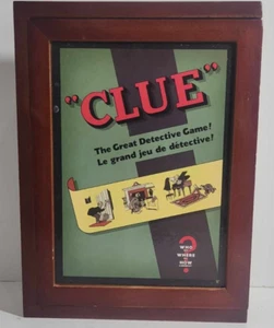 2018 CLUE Vintage Game Collection, Wooden Box Bookshelf Edition, New Sealed - Bild 1 von 7