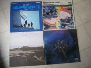 MOODY BLUES ORIGINAL VINTAGE US (4)LP COLLECTION go dream 7th days NM+ - Picture 1 of 2