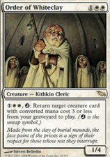 1x Order of Whiteclay NM, English MTG Shadowmoor