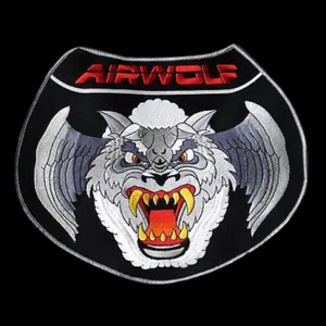AIRWOLF PATCH HAT PATCH PILOT CREW PIN UP HELICOPTER HELO WOW - Picture 1 of 12