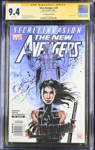 WOLVERINE & ECHO MACK COVER 🦄 1'ST $3.99 CGC SS CPV NEW AVENGERS #39 NEWSSTAND - Picture 1 of 4
